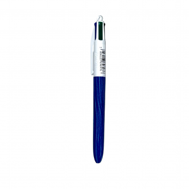 BIC 4 COLORES WOOD azul