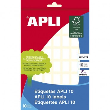 ETIQUETA BLANCA 12X18 10H...
