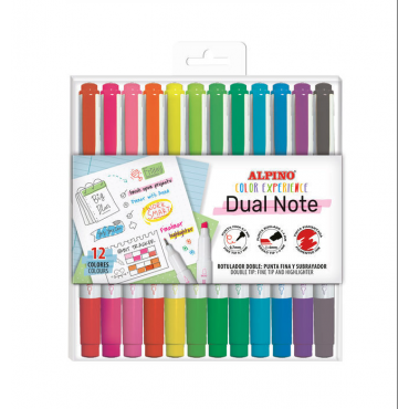 ROTULADORES DUAL NOTE – 12...