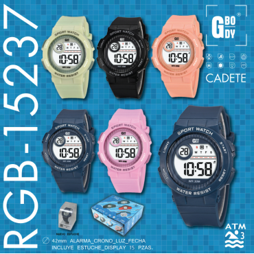 RELOJ G&B LCD CADETE –...