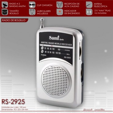 RADIO SAMI RS-2925 – AM/FM...