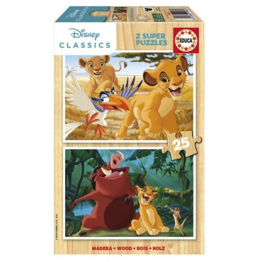 PUZZLE 2 X 25 PIEZAS EL REY...