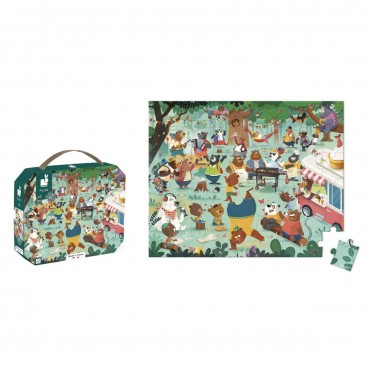 Puzzle la familia de osos...