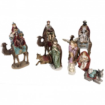 BELEN MISTERIO 45CM 9 PIEZAS