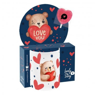 TAZA CERAMICA CON PIRULETA...