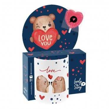 TAZA CERAMICA CON PIRULETA...