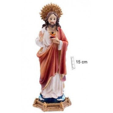 IMAGEN CORAZON DE JESUS 15CM