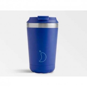VASO CAFÉ 340 ml MATE AZUL