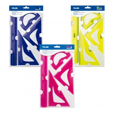 JUEGO REGLAS MILAN 30CM FLEXIBLE