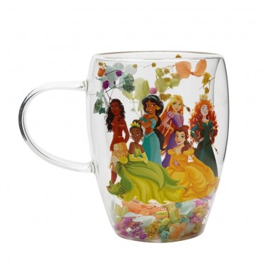 TAZA CRISTAL FLORES SECAS...