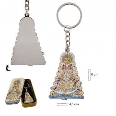 LLAVERO VIRGEN DEL ROCIO LATA