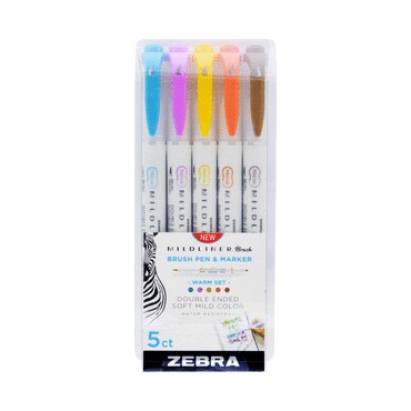 ROTULADOR ZEBRA MILDLINER...